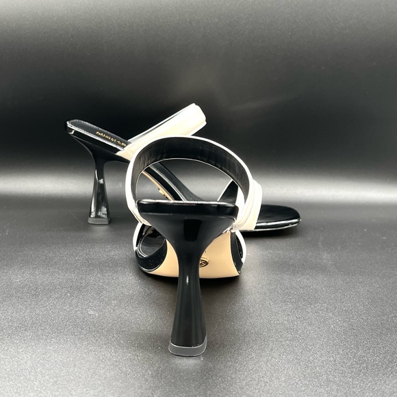 Michael Kors Clara Two-Tone Patent Multi Color Leather Sandal Women Size 7.5 NWB - Picture 5 of 10